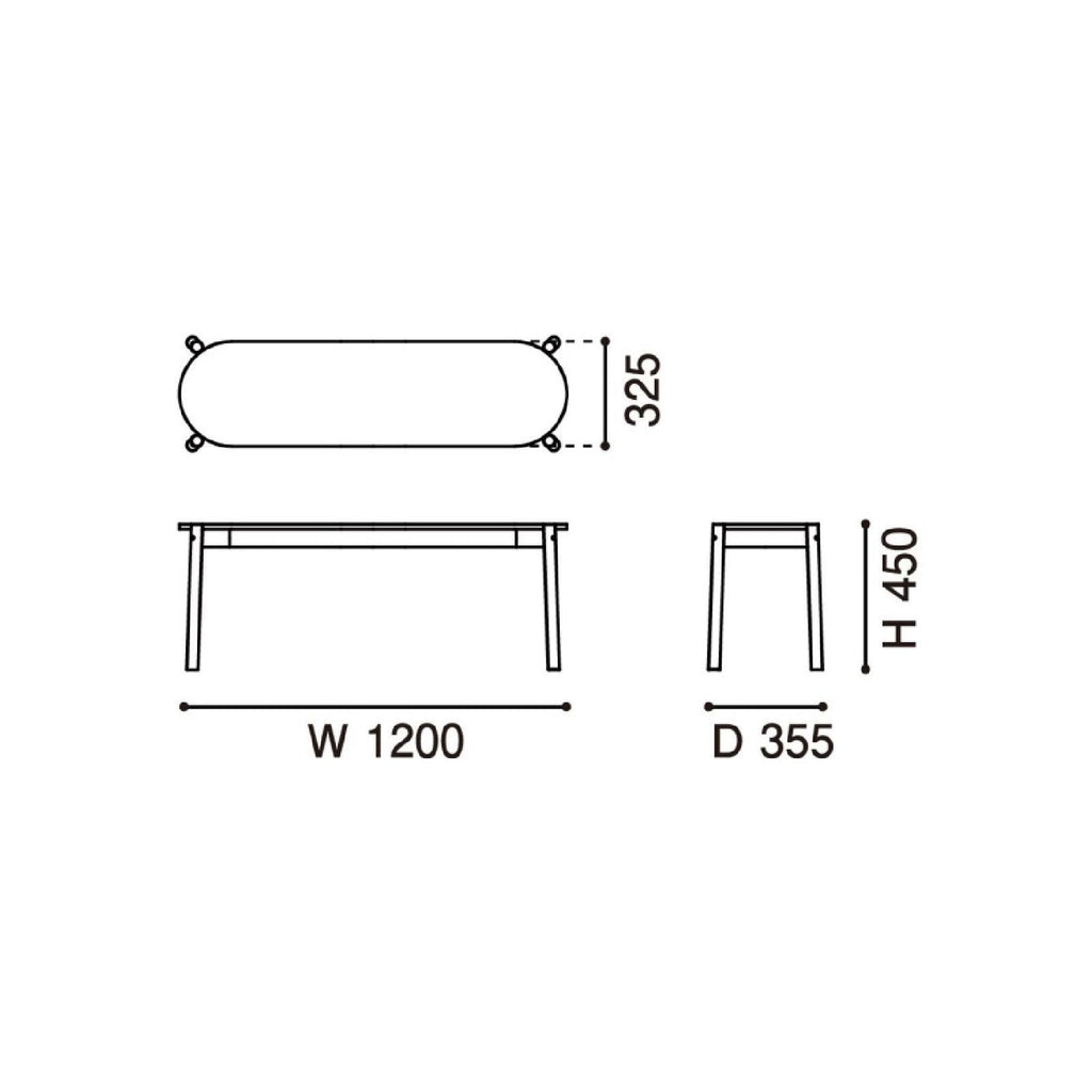 BANQUETTE DE SALLE À MANGER en chêne