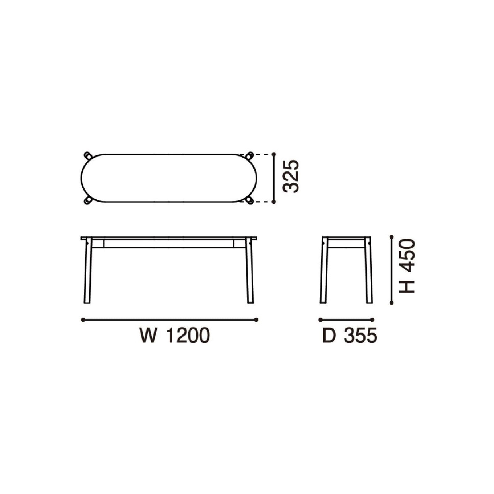 BANQUETTE DE SALLE À MANGER en chêne