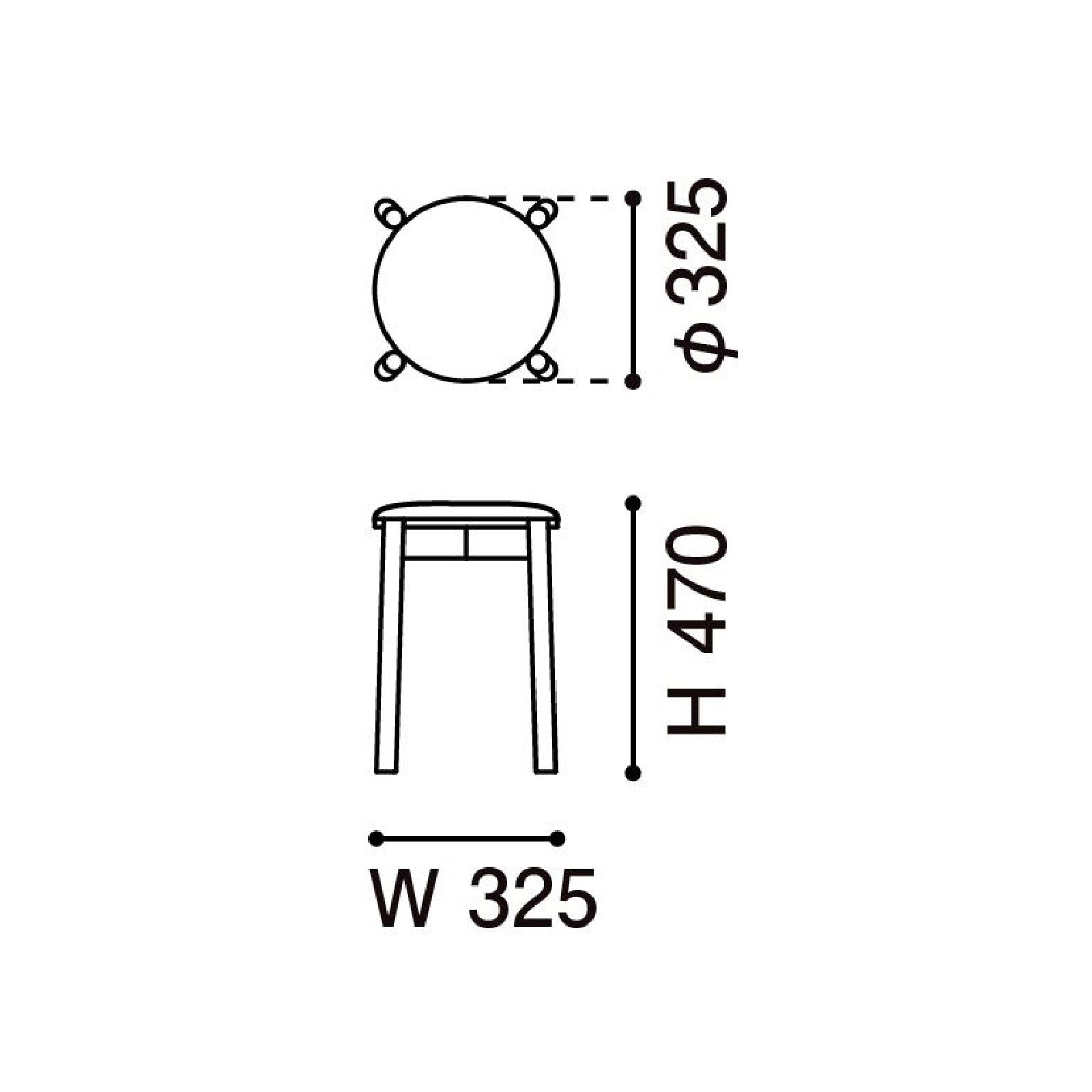 TABOURET CASTOR PLUS COUSSIN chêne