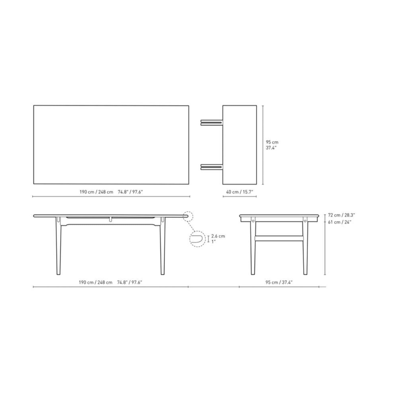 Table à manger (style minimaliste)